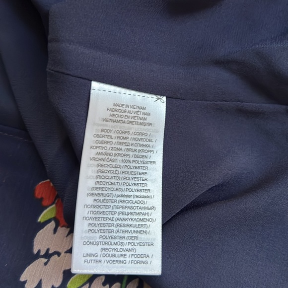 Lauren Ralph Lauren Floral Crinkle Georgette Blouse - Picture 11 of 14